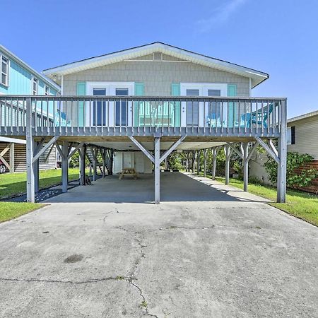 Oak Island Beach Abode With Deck Walk To Shore! Exterior foto