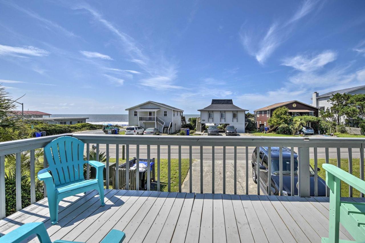 Oak Island Beach Abode With Deck Walk To Shore! Exterior foto